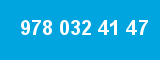978 032 41 47 978 032 41 47